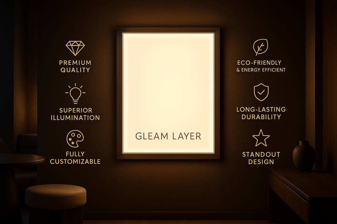 What Makes Gleam Layer Lightboxes Different from Other LED Signs?