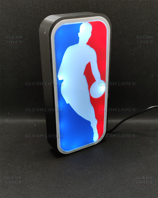 NBA Logo Basketball League Led Light Sign