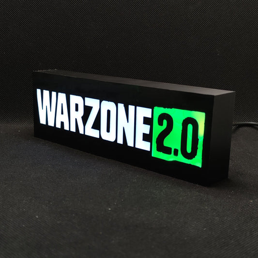 Call of Duty Warzone 2.0 Led Lightbox Sign