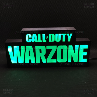 CALL of DUTY WARZONE Led Gaming Light Sign