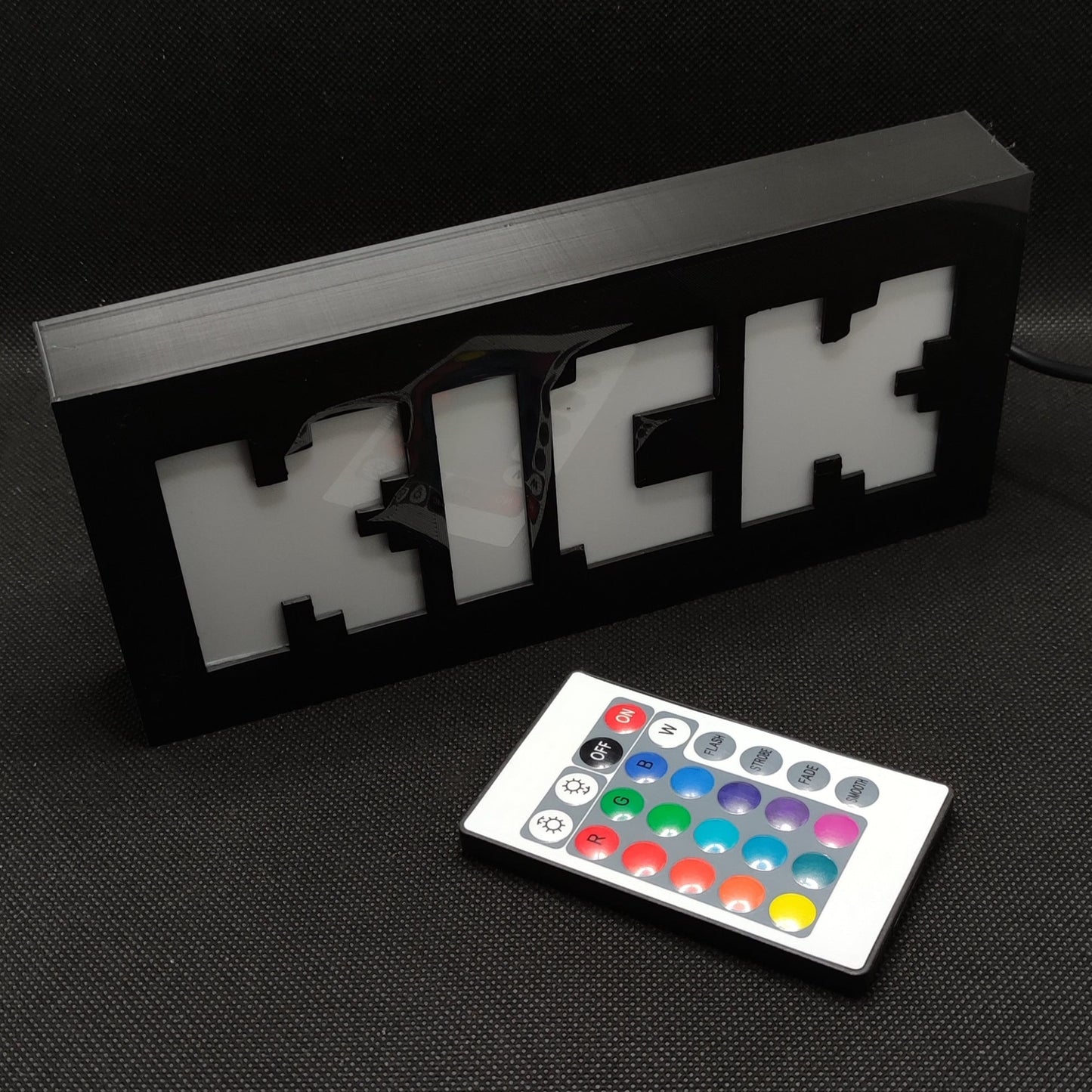 KICK Led Light Sign