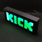 KICK Led Lightbox Sign