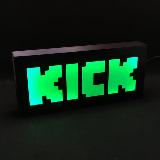 KICK Led Light Sign