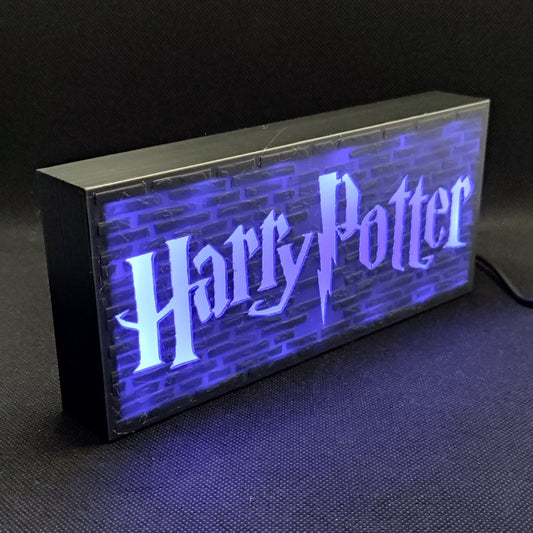 Placa de caixa de luz LED Harry Potter