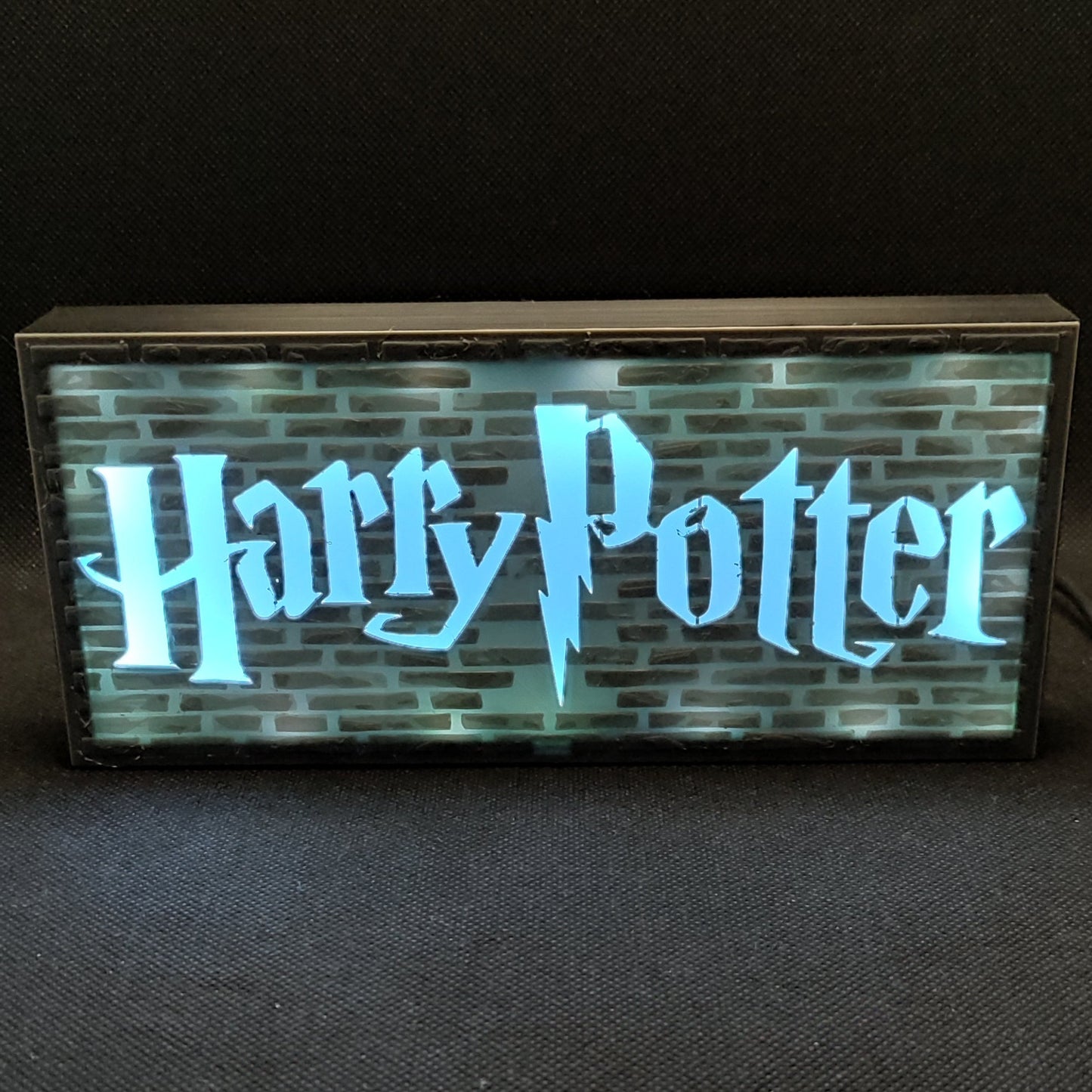 Placa de caixa de luz LED Harry Potter