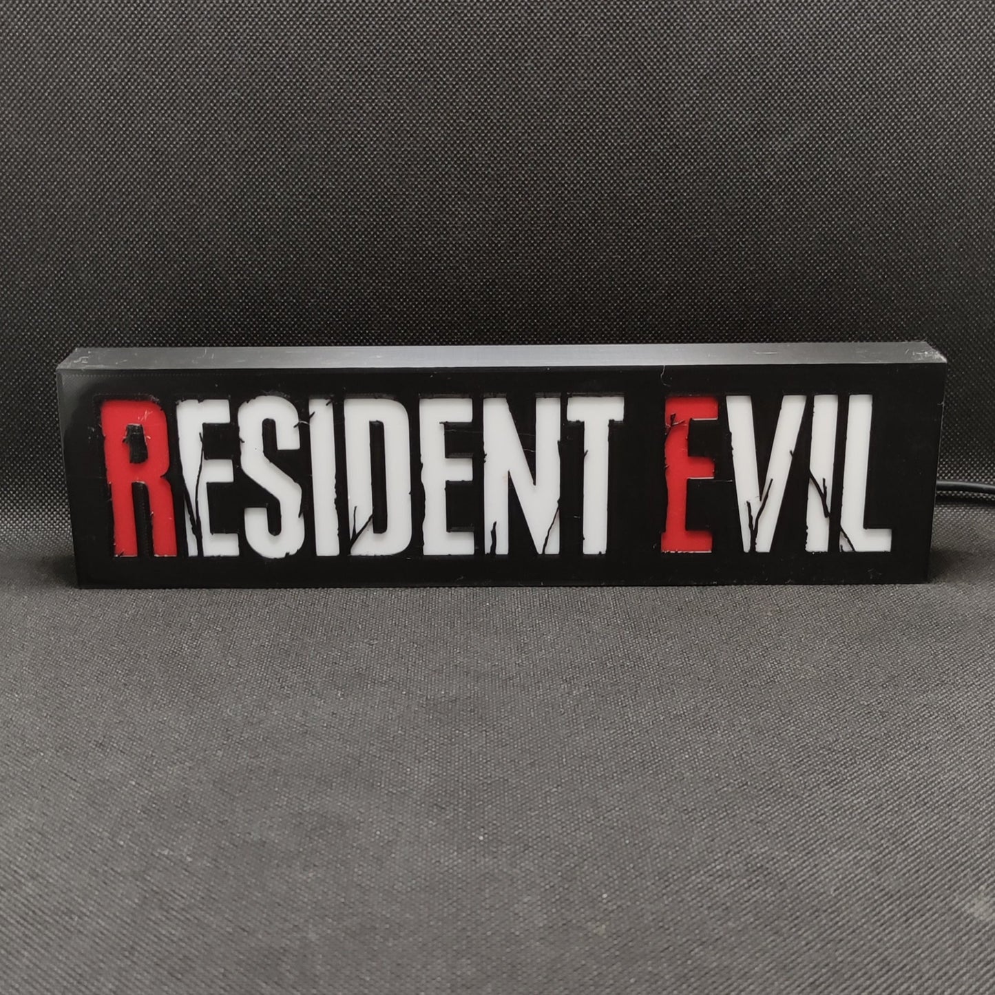 RESIDENT EVIL Neon Led Lightbox RGB Gamer Lampe