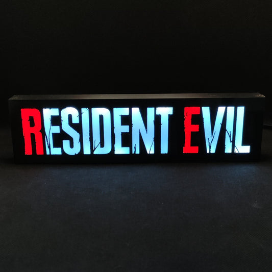 Luminária gamer RGB LED neon RESIDENT EVIL