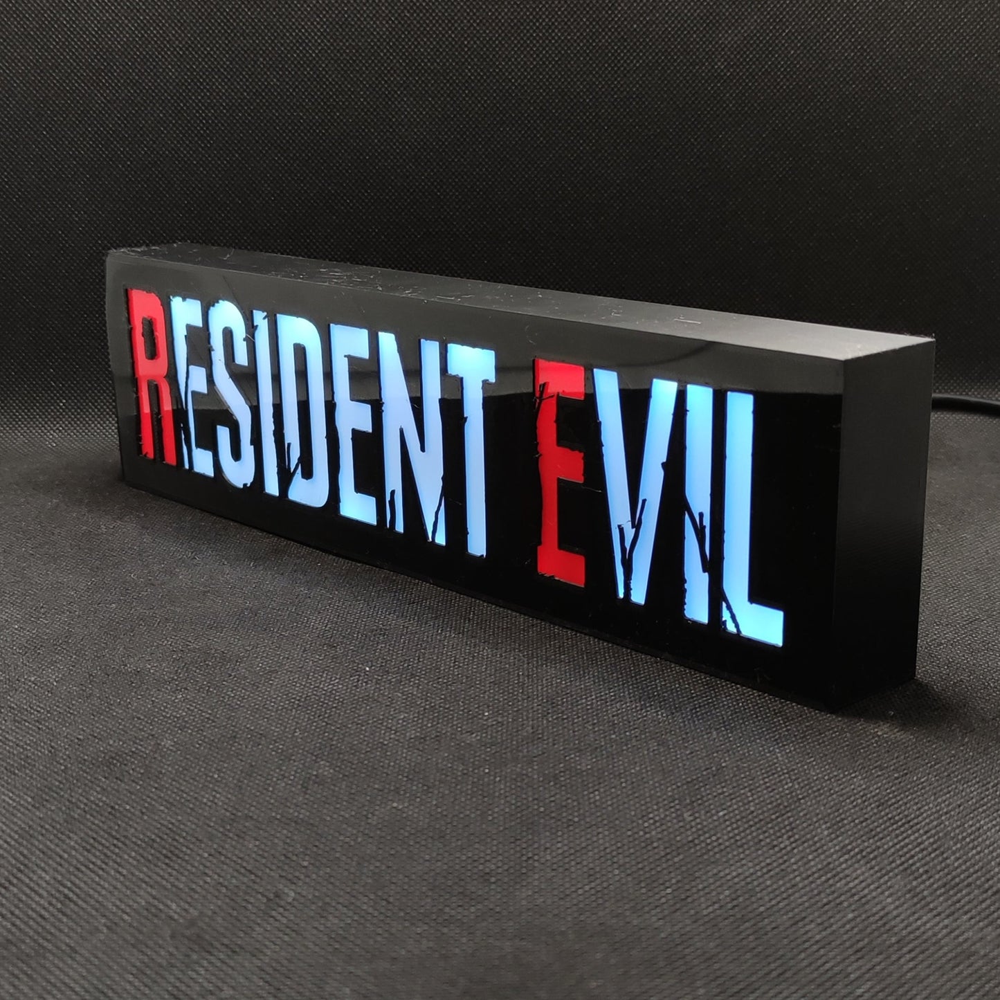 RESIDENT EVIL Neon Led Lightbox RGB Gamer Lampe