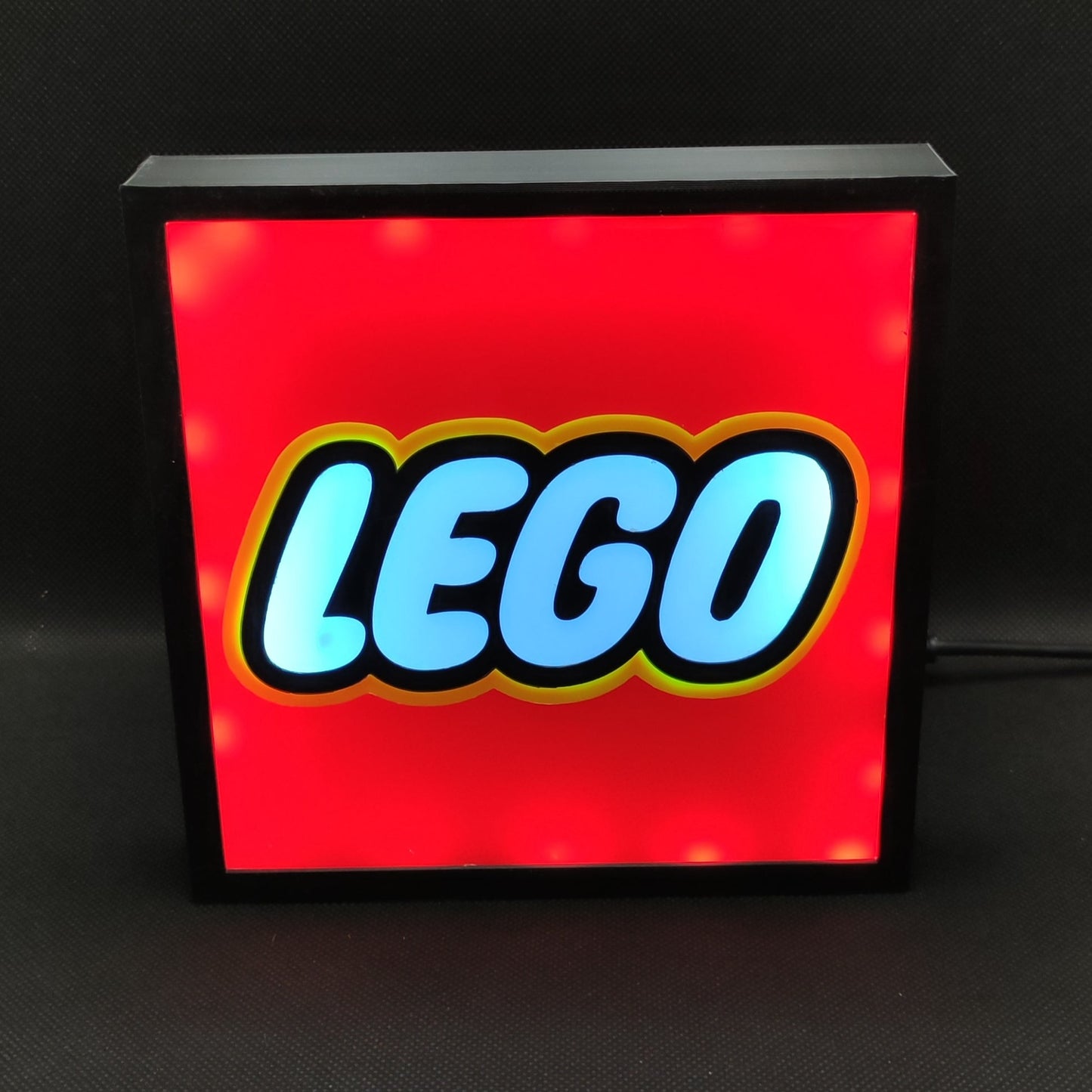 Lego Neon Led Lightbox Lâmpada RGB