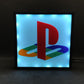 Luminária gamer RGB neon LED PLAYSTATION Lightbox