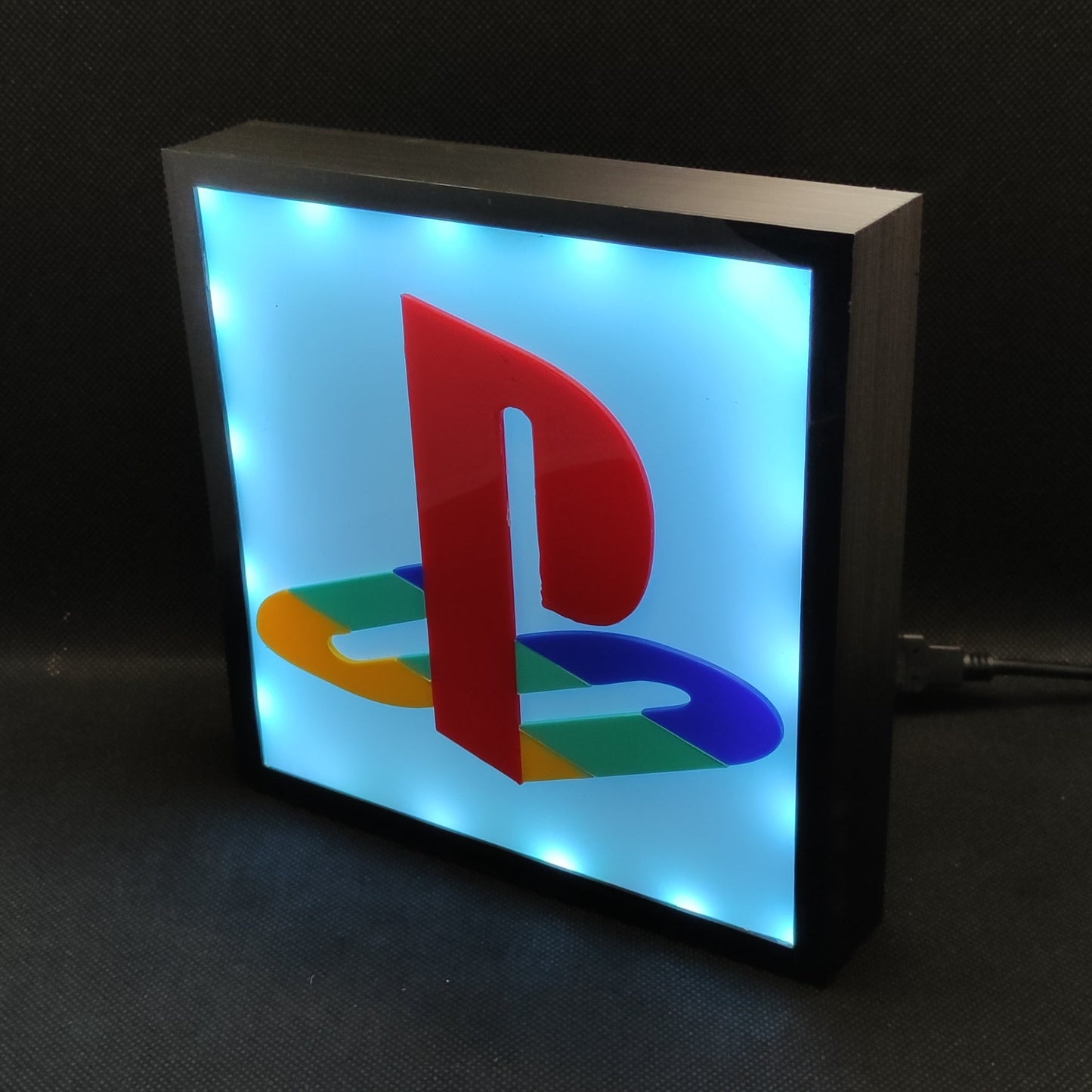 PLAYSTATION Neon Led Lightbox RGB Gamer Lampe