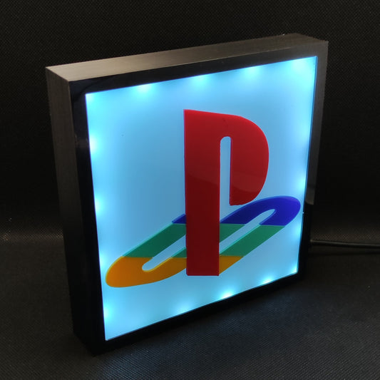 PLAYSTATION Neon Led Lightbox RGB Gamer Lampe