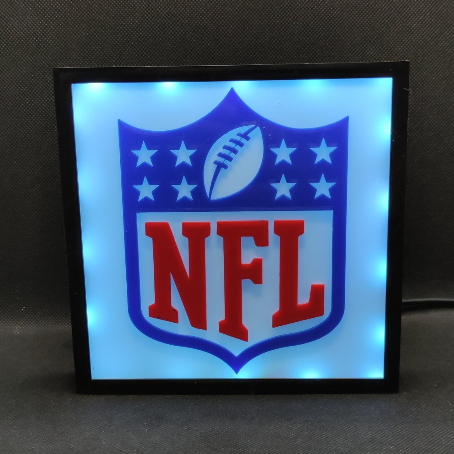 Neon-LED-Leuchtkasten-RGB-Lampe der NFL National Football League