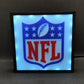 NFL National Football League Neon Led Lightbox Lâmpada RGB