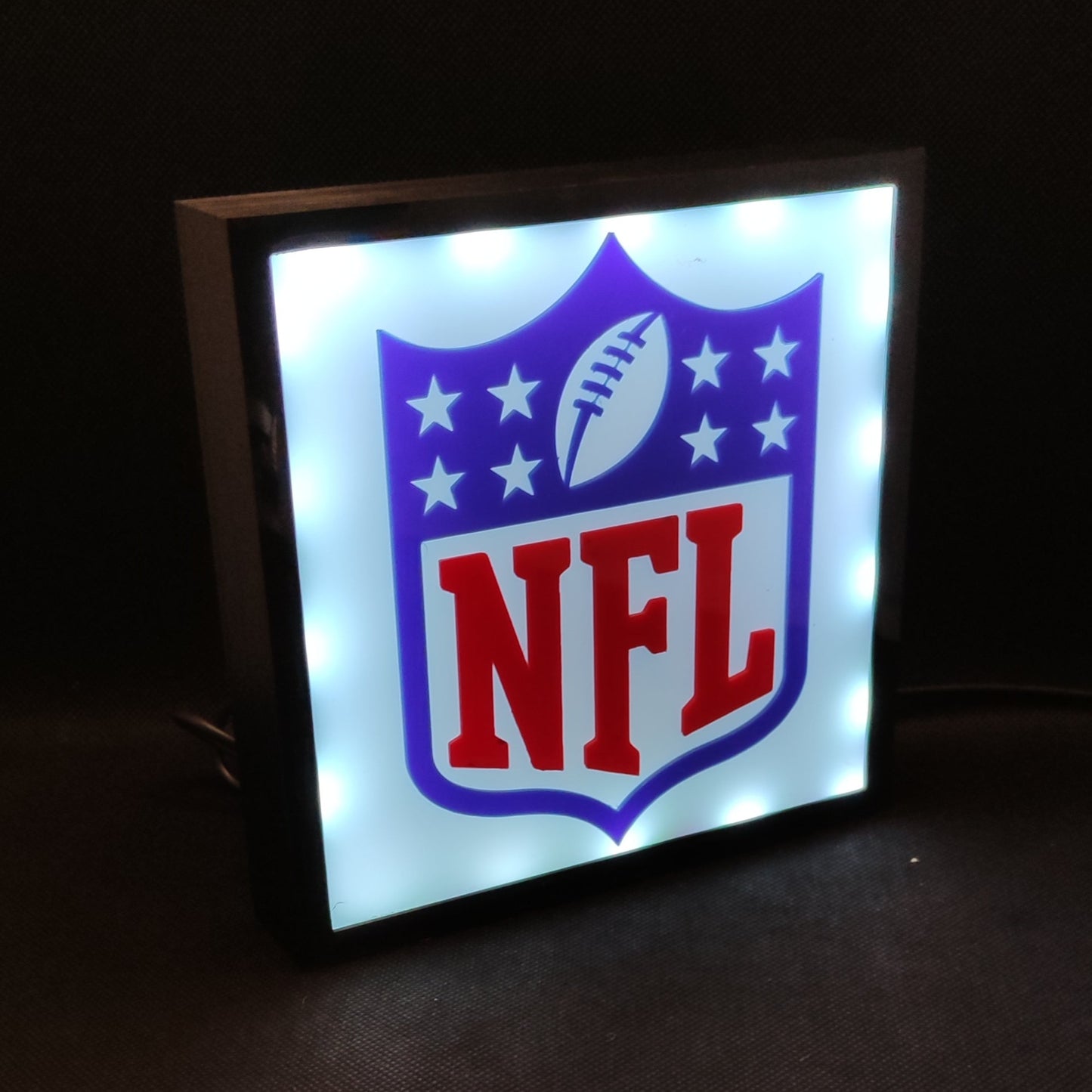 Neon-LED-Leuchtkasten-RGB-Lampe der NFL National Football League