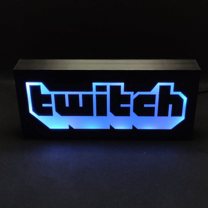 TWITCH Logo Led Light Sign