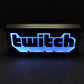 Sinal de caixa de luz LED TWITCH