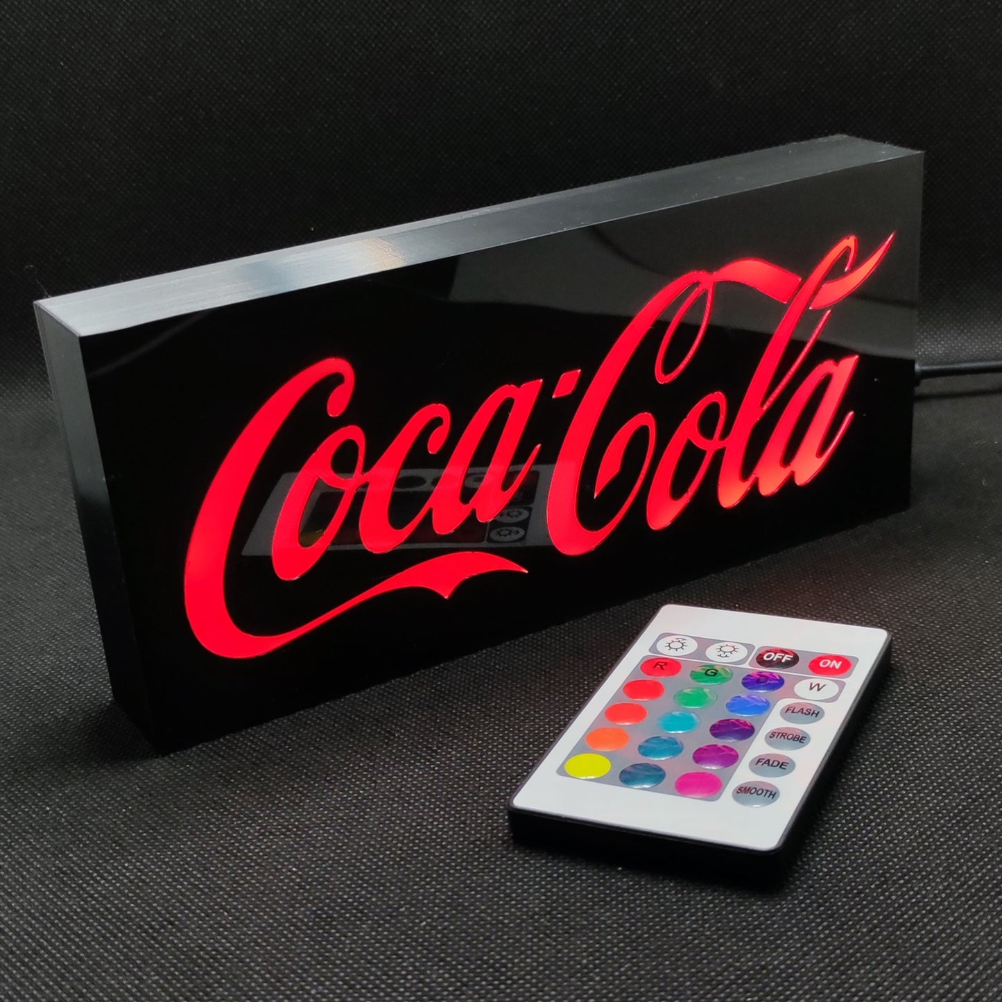 Caixa de luz LED Coca-Cola