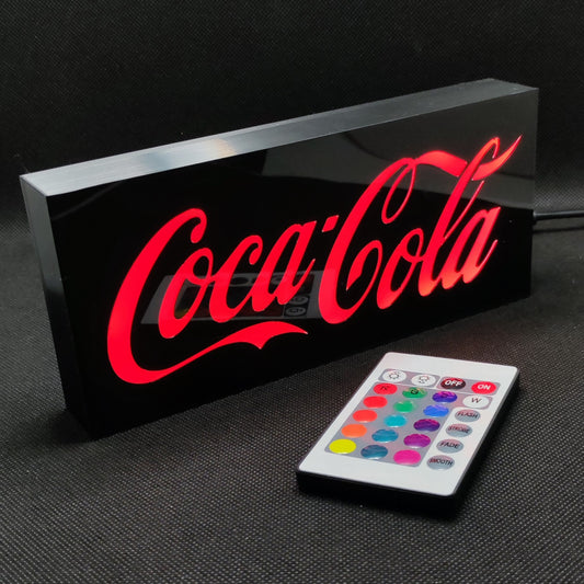 Caixa de luz LED Coca-Cola