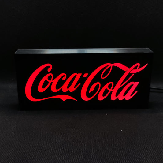 Caixa de luz LED Coca-Cola