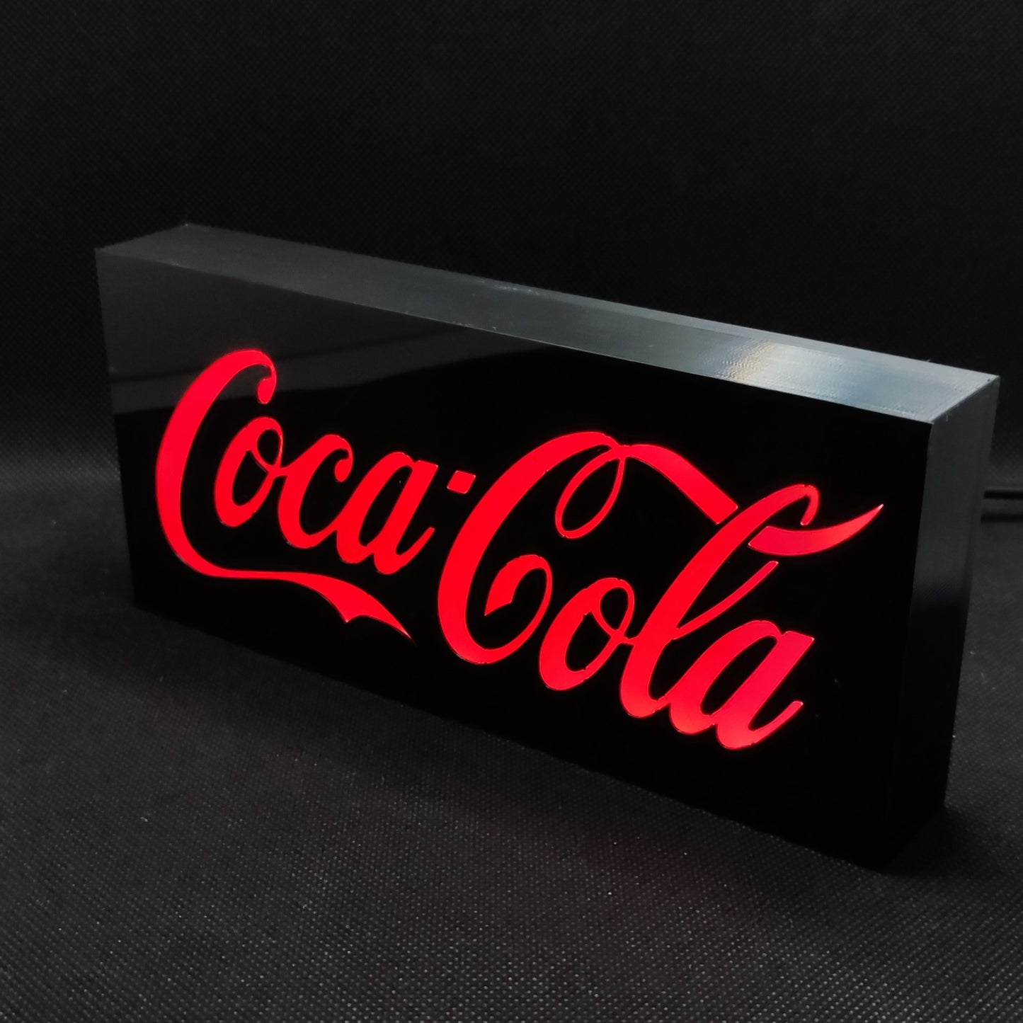 Caixa de luz LED Coca-Cola