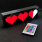 Caixa de luz LED Gaming Life Heart Bar