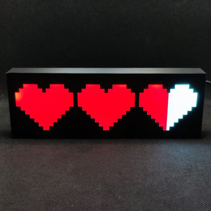 Life Heart Gaming Bar LED Light Sign