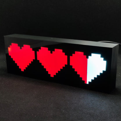 Life Heart Gaming Bar LED Light Sign