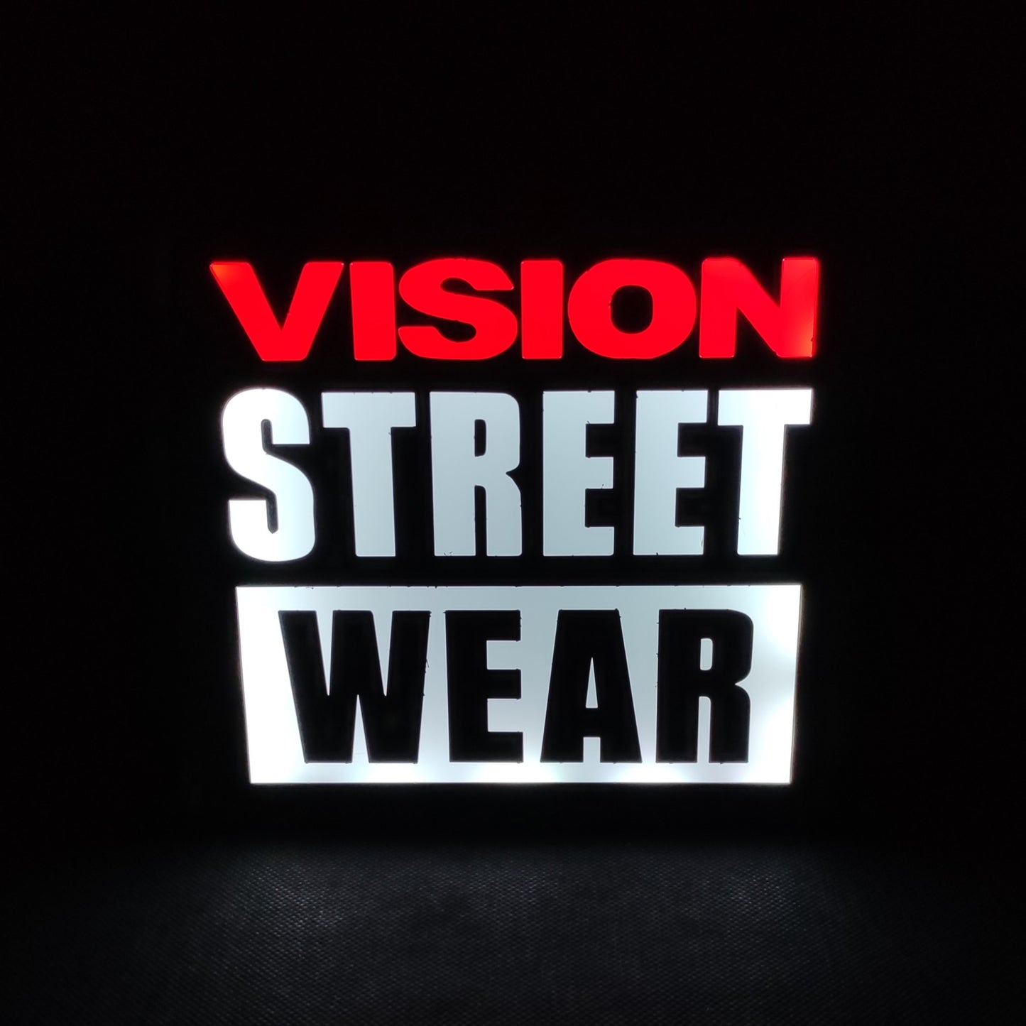 Vision Street Wear Led Light Sign