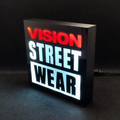 Vision Street Wear Led Light Sign