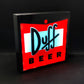 Placa de parede de bar com iluminação LED DUFF BEER Bar Pub Man Cave Lâmpada de garagem