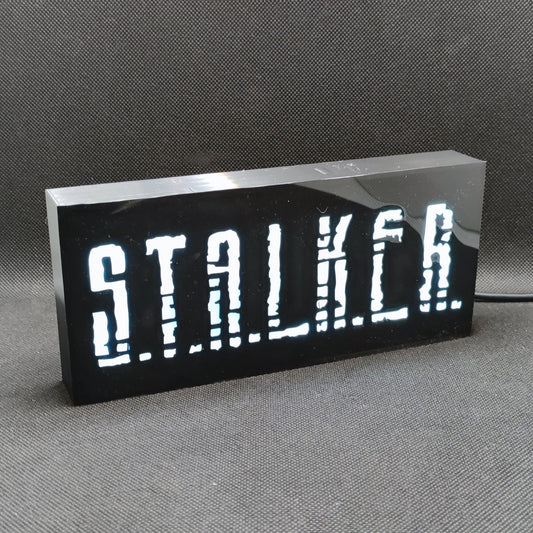 STALKER Led Lightbox Sign RGB Gamer Lamp