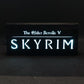 SKYRYM The Elder Scrolls V Led Lightbox Sign RGB Lâmpada Gamer