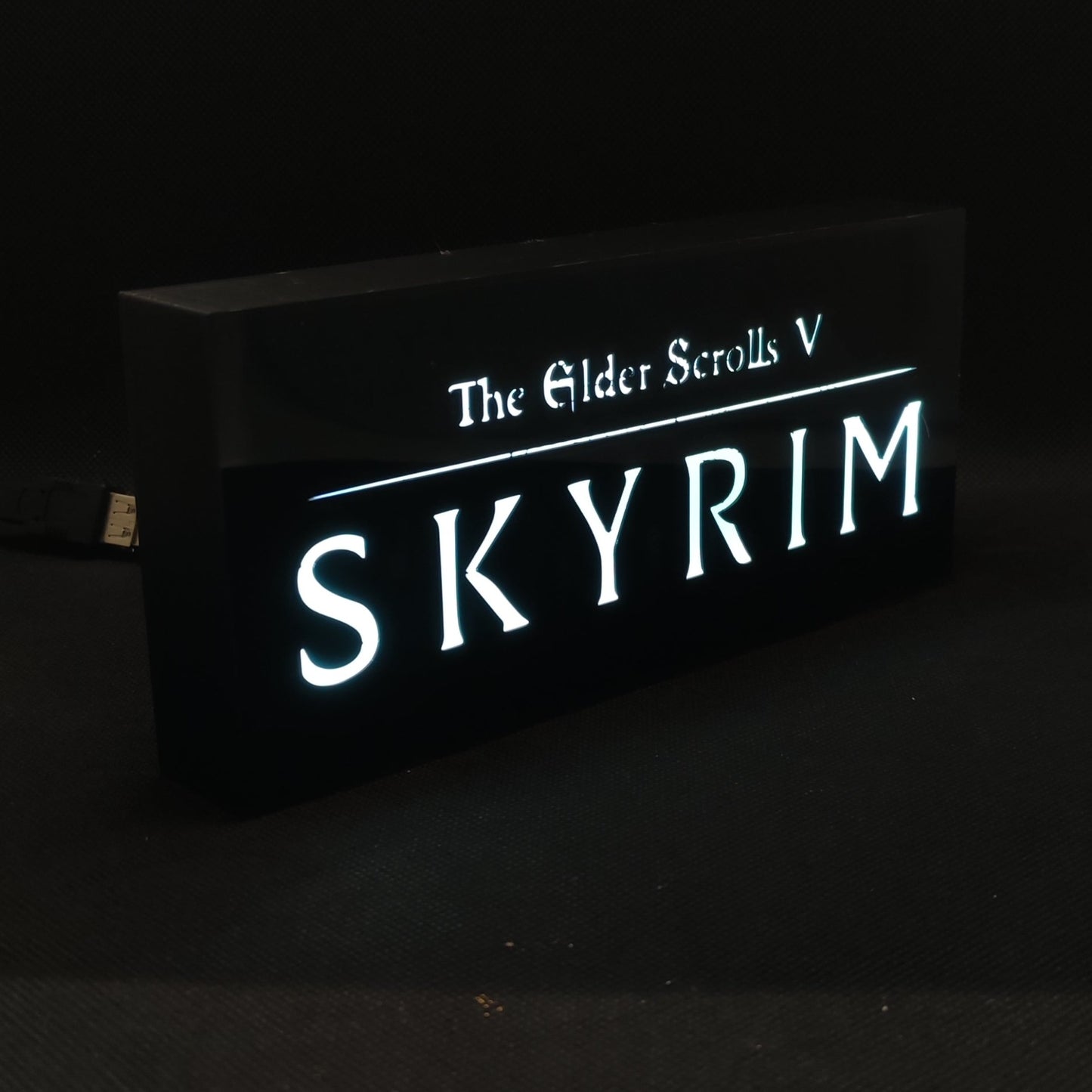 SKYRYM The Elder Scrolls V Led Gaming Light Sign