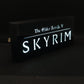 SKYRYM The Elder Scrolls V Led Lightbox Sign RGB Lâmpada Gamer