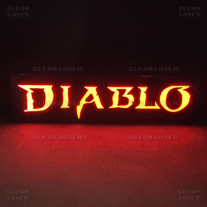 DIABLO Led Gaming Light Sign