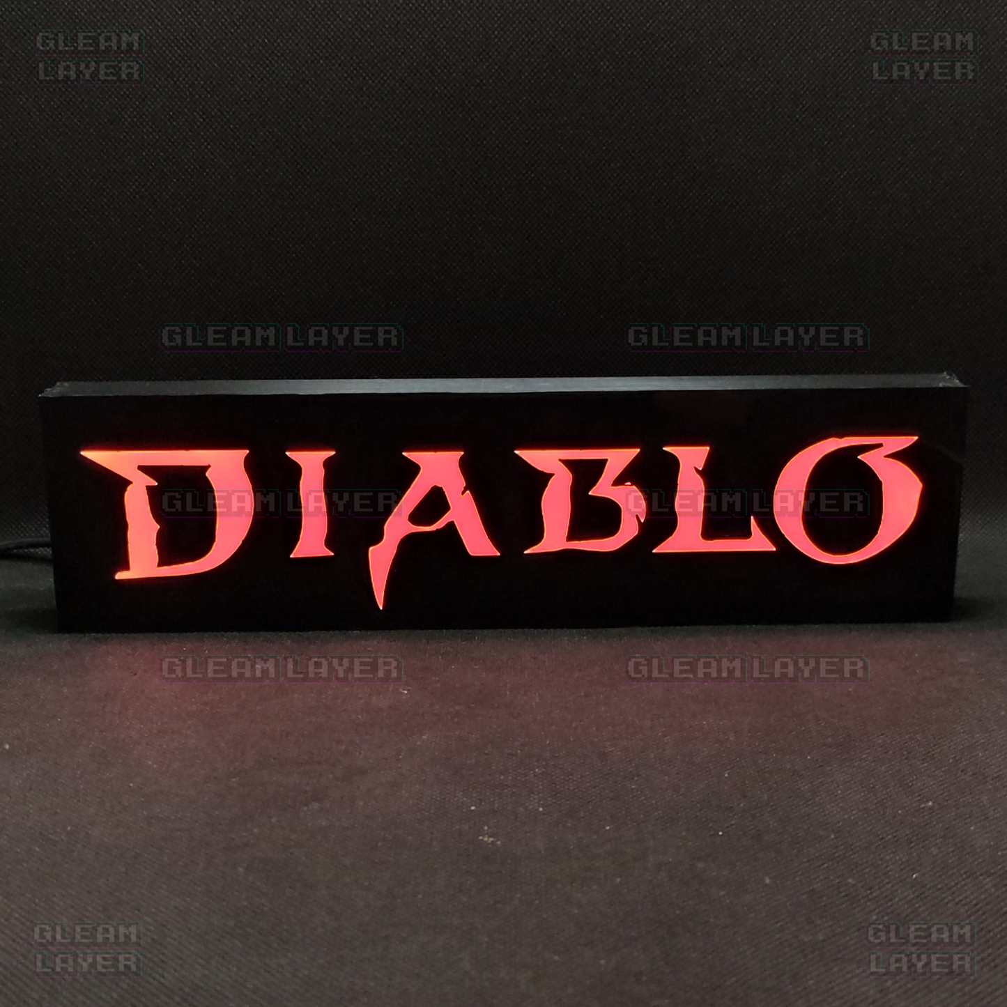 DIABLO Led Gaming Light Sign