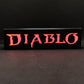 Lâmpada gamer RGB LED neon DIABLO Lightbox