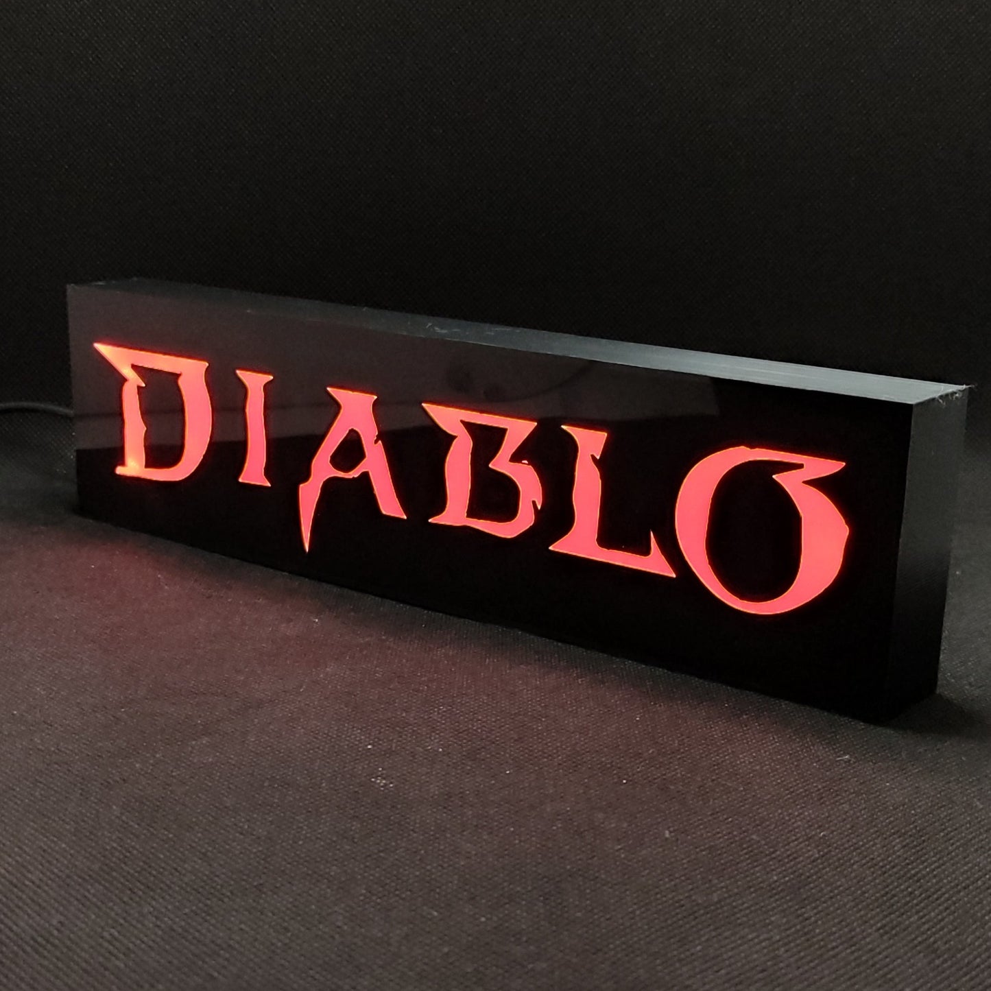 DIABLO Neon Led Lightbox RGB Gamer Lamp