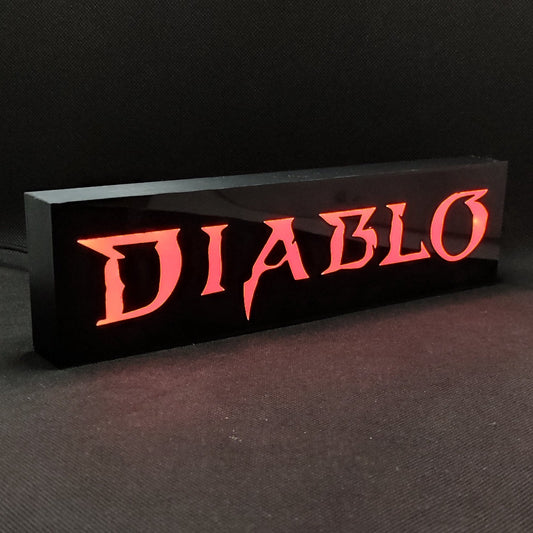 DIABLO Neon Led Lightbox RGB Gamer Lamp