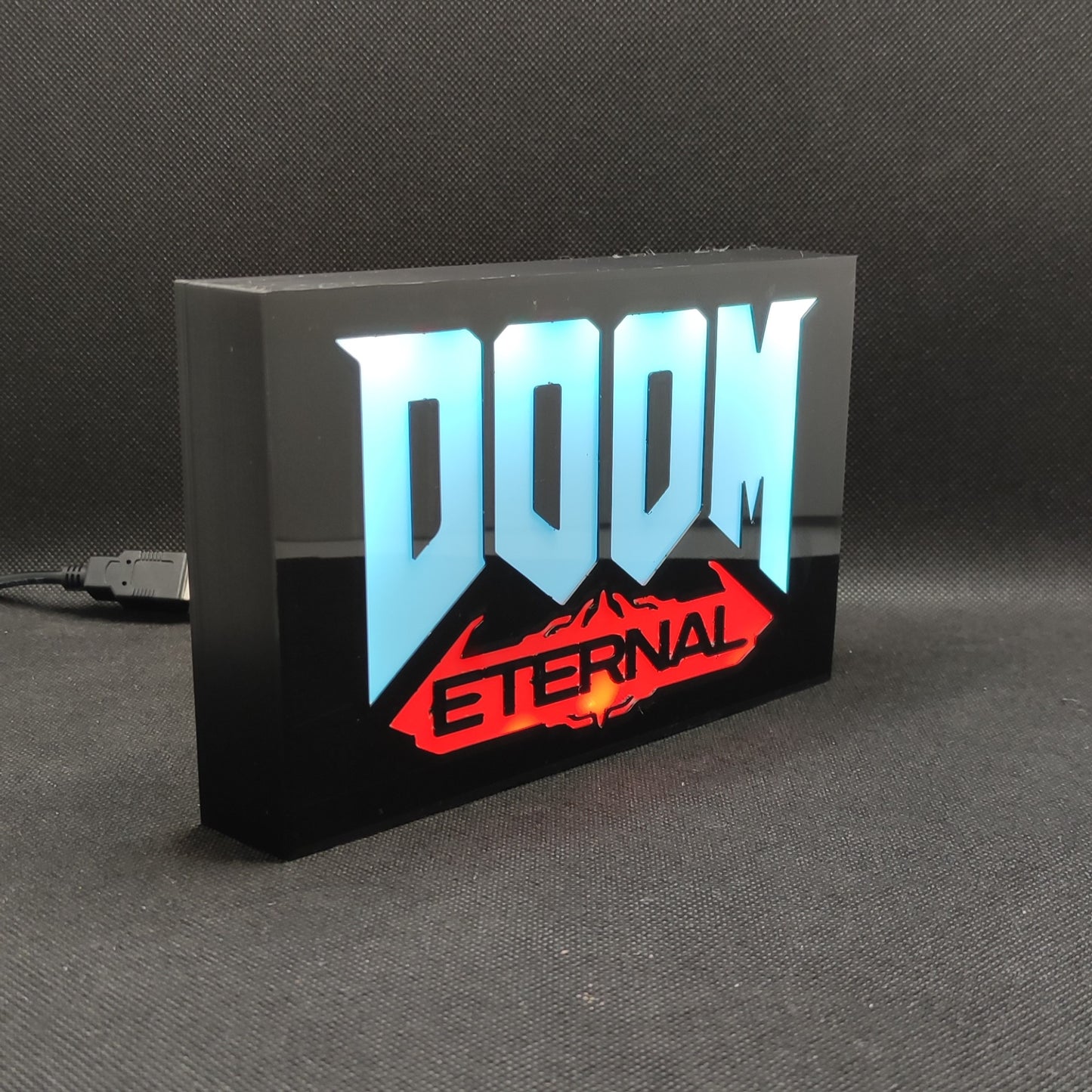 DOOM ETERNAL Led Lightbox Sign