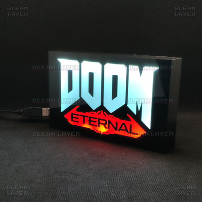 DOOM ETERNAL Led Gaming Light Sign