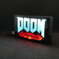 Placa de caixa de luz LED DOOM ETERNAL