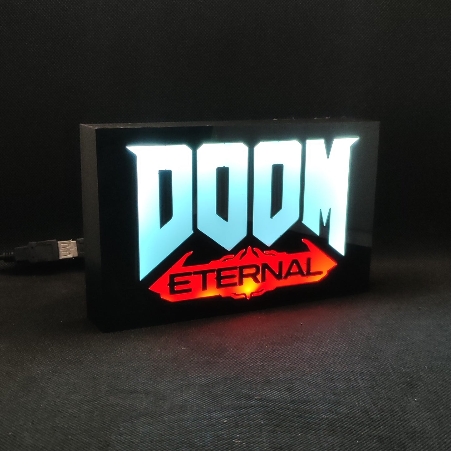 DOOM ETERNAL Led Lightbox Sign