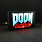 Placa de caixa de luz LED DOOM ETERNAL