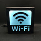 Placa WIFI Neon Led Lightbox RGB Placa | Decoração de lâmpada de cibercafé