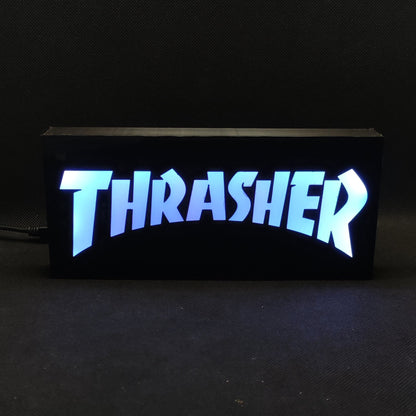 Thrasher Logo Led Light Sign