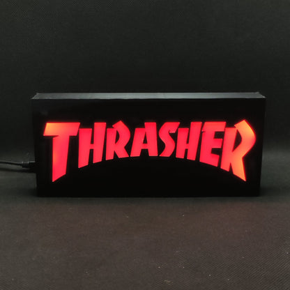 Thrasher Logo Led Light Sign