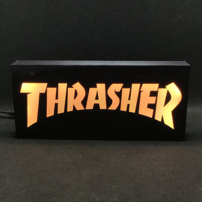 Thrasher Logo Led Light Sign