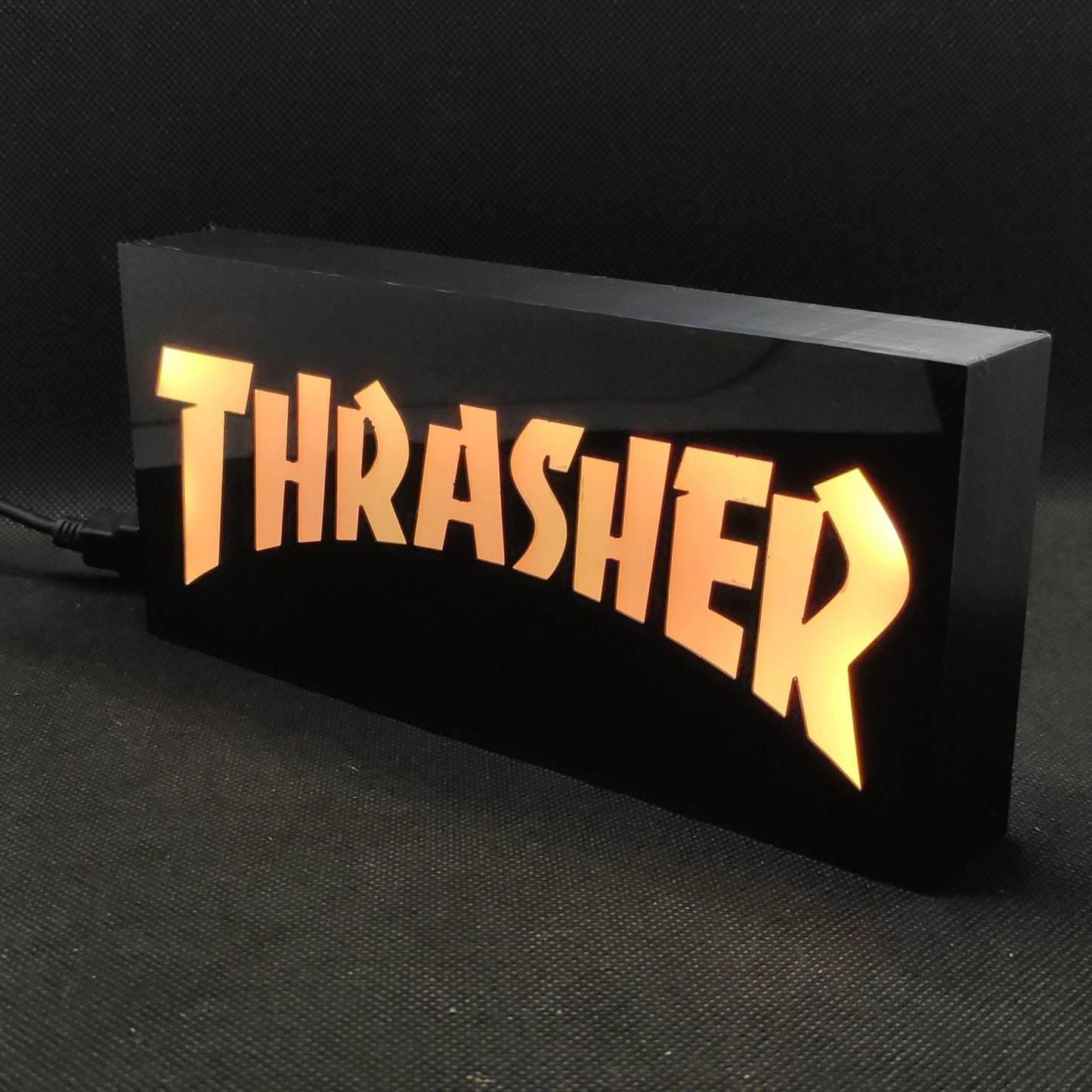 Thrasher-Logo-LED-Leuchtkastenschild